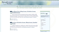 Desktop Screenshot of brainstormsandraves.com